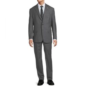 Hart Schaffner Marx Charcoal Heathered Suit